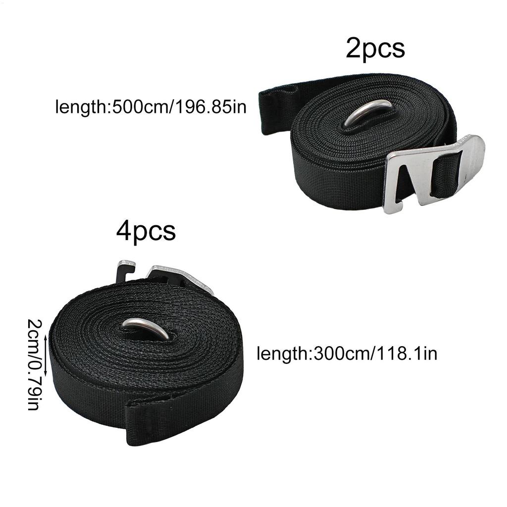 Awning Pull Strap 6 Pieces Awning Fixing Straps With Storage Bag Thickened Sunshade Fixing Rope Camping Accessories For Moving
