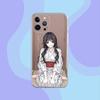 Kaoruko Anime Waguri Phone Case For iPhone 17,16,15,14,13,12,11 Pro,Max,Plus,X,XS,XR,SE4,E Mini Transparent Soft Cover