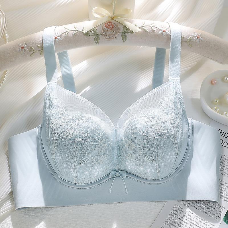 Lace Hole Cup Bra Seamless Bra Soft Support Lightweight and Breathable Bra Push Up Bra