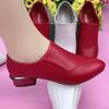 New Women's Shoes Chunky Heels Mom Shoes Loafers Casual Women's Shoes