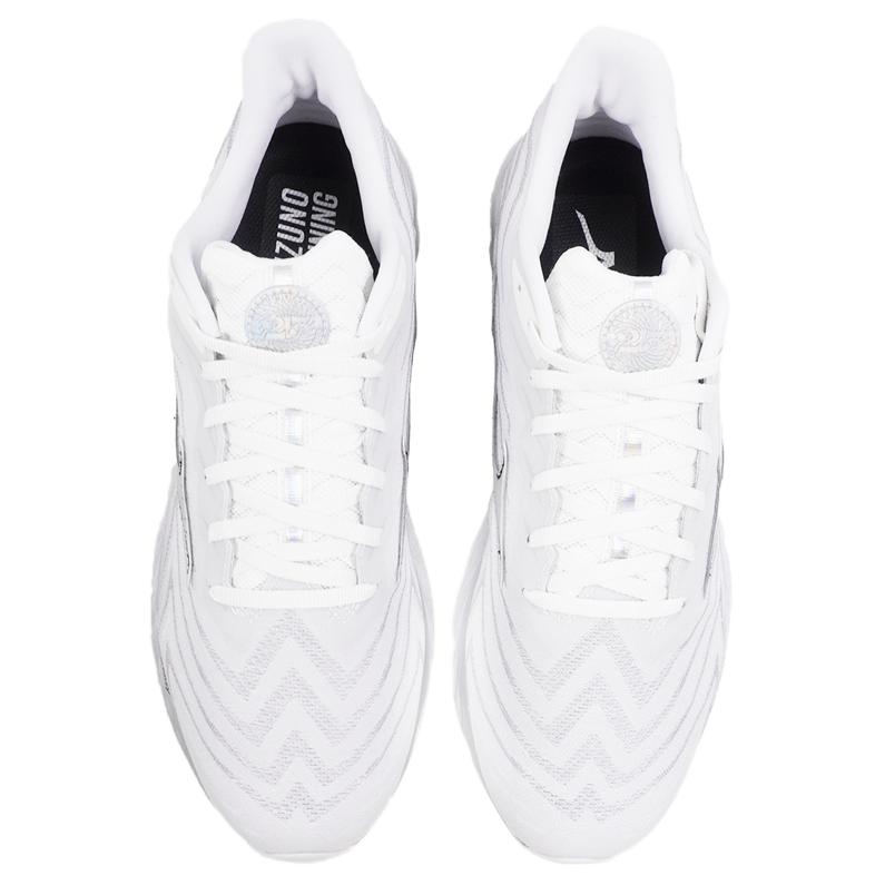 Mizuno Wave Creation 25 Anniversary White Silver Men Sneakers Nimbus-Cloud J1GC242801