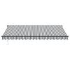 Manual Awning Anthracite and White 450x350 Cm