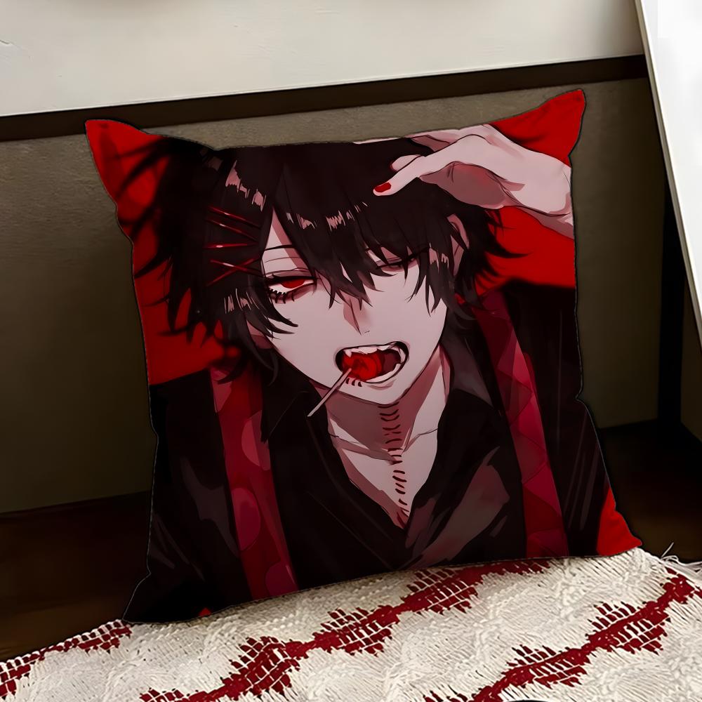 Ttokyo ghoulS Cushion Cover Reversible Soft Durable Pillow Cover Home  Car MultiScene Use for Daily Comfort