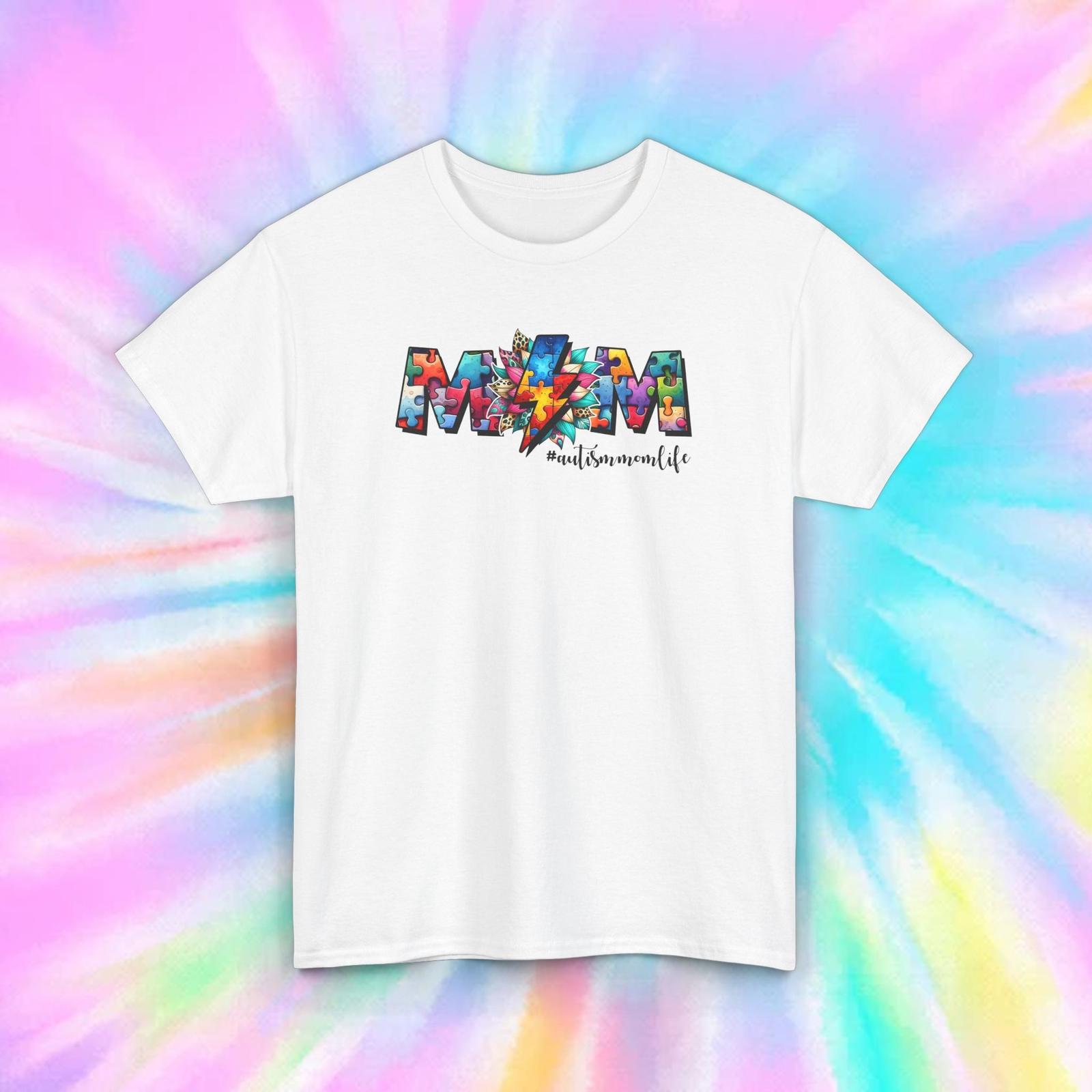 Autism Mom Life Puzzle Piece Shirt S-5XL Proud Autism Awareness Mom Gift Tee XXXXL