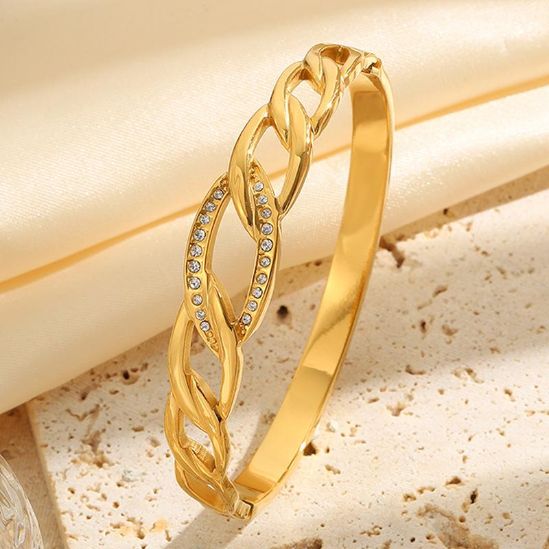 Winding Women's Light Luxury High-end Fashion Niche Design Bracelet Bracelet
