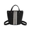 Casual and Lightweight Nylon Cloth Bag Women's 2025 New Fashion Shoulder Messenger Bag Simple Bucket Bag