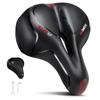 YOUNGDO New PU Leather Bike Cushion Bicycle Parts for MTB Gel Comfort Mountain Bicycle Saddle Foam Road Bike Painless Seat Cover