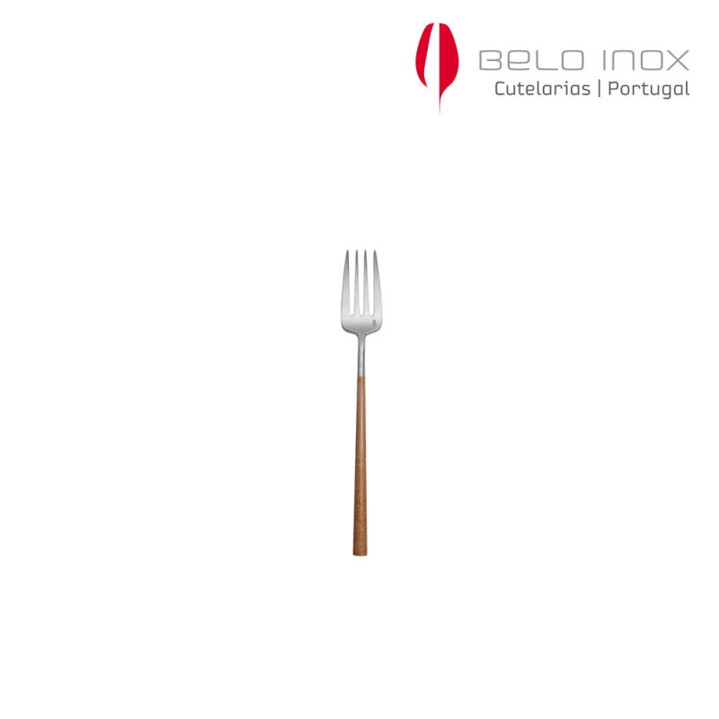 

[belo inox] Mahogany Silver Cake Dessert Fork