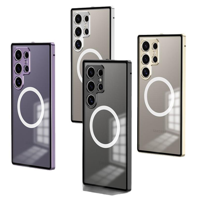 Samsung S26 Ultra Snap-On Phone Case with Metal Lens Protection for S25 Ultra & S24+