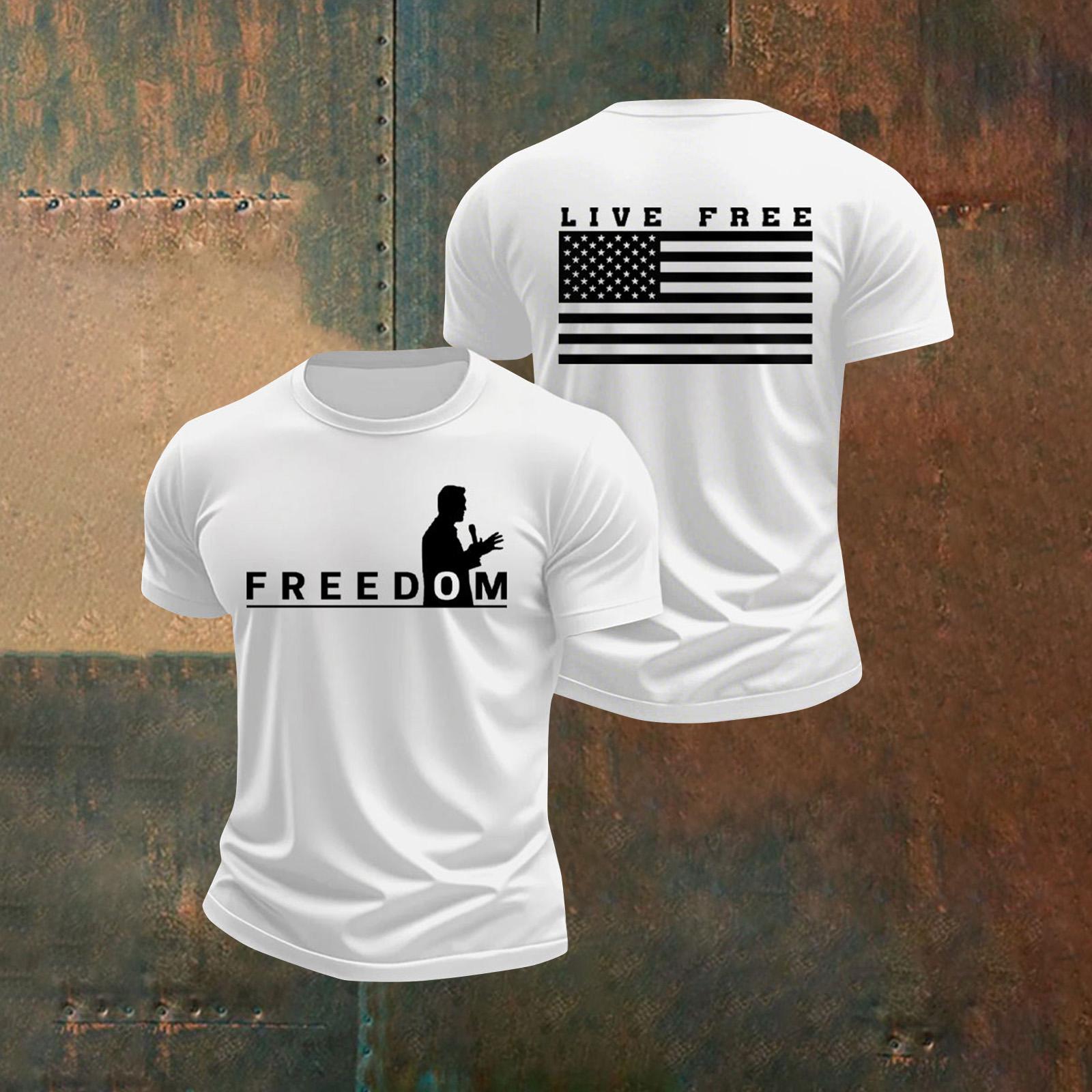 

Мужская футболка с коротким рукавом с принтом Мужская свободная повседневная футболка с коротким рукавом XXL белый