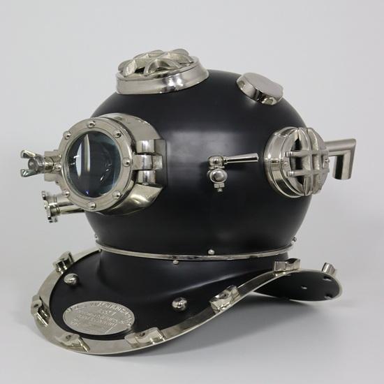 45.72 cm Scuba Diving Helmet Deep Diving Helmet Mark V Black Marine Diving Helmet Decorative Item