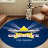 North Queensland Rugby Round mat Home Decor, Chair rug For livingroom,Bedroom, doormat home decor Birthday Gift Christmas Gifts