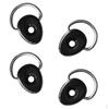 4 Pièces Boucle d'Attache Anneau en D pour Kayak Canoë Bateau Accessoires de Fixation de Pont de Sécurité