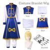 Hunter X Hunter Kurapika Judgement Chains Cosplay& Halloween Costume Bracelet & Wig