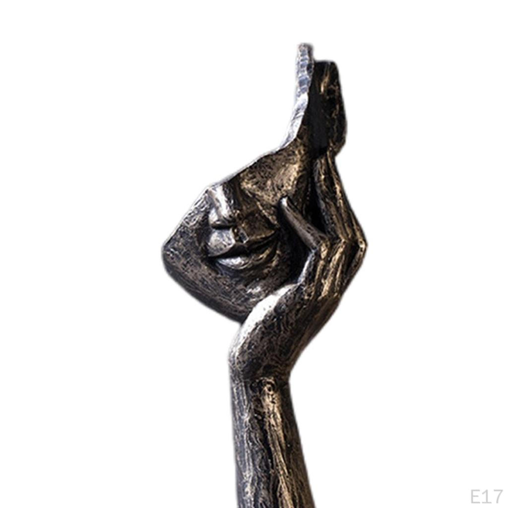 Abstract Figurines Statue Living Room Desktop Tabletop Curved Decor Ornament Art Crafts