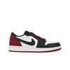 Baskets Air 1 Retro Low OG GS Black Toe Enfants Blanc Rouge Varsity CZ0858-106