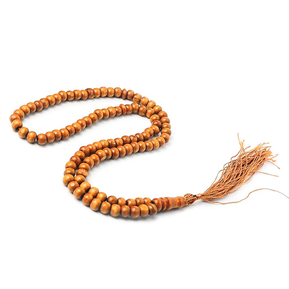 Islamic 8mm 33 Bead Hand-Held Prayer Tasbih Beads - Muslim Hui Worship Jewelry.
