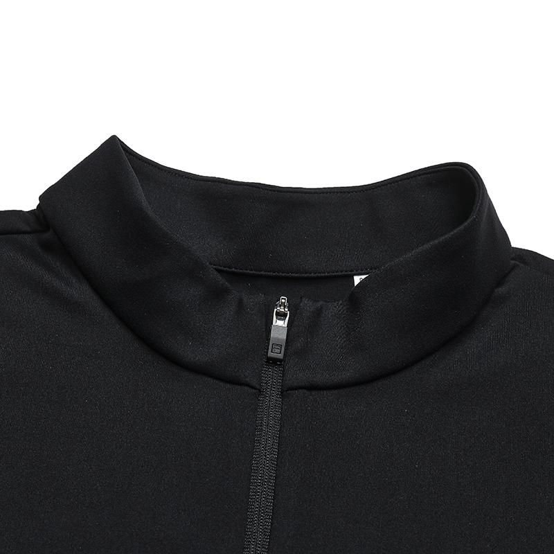 FILA White Simple Fashion Versatile Casual Sports Comfortable Knit Long Sleeve T-Shirt Men Tops F11M543208FBK