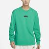 Nike T Shirts Men's Green Crew Neck Moderate Straight Fit FN0253-324