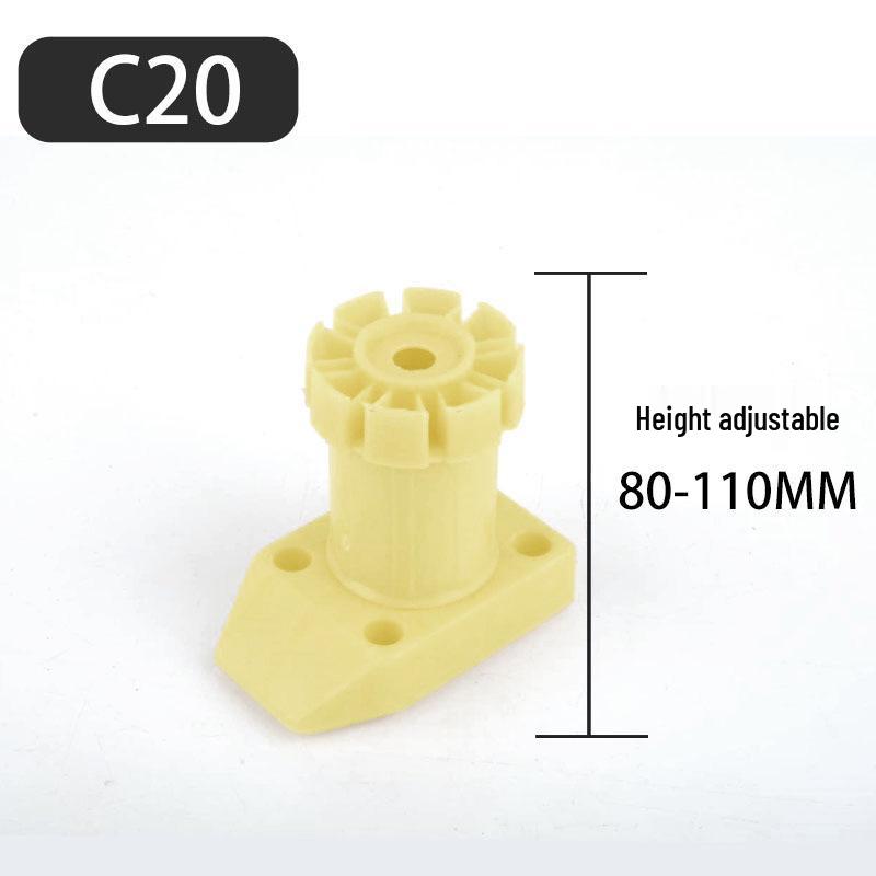 ABS Adjustable Leveling Cabinet Feet - Thickened Plastic Legs for Kitchen and Cupboard Support