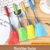 Plastic Long-Handle Multifunction Feather Duster with Round Head