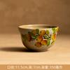 Creative Retro Pastoral Style Ceramic Bowl Hand-painted Flower Household Breakfast Bowl Soup Bowl Underglaze Color Chinese Tableware Jingdezhen