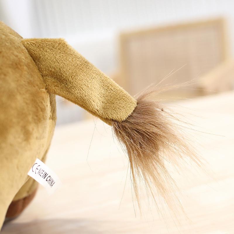 Simulated Buffalo North American Buffalo Doll Grassland Animal Plush Doll