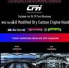 Dry Carbon Engine Cover Hood for 2015-2017 Ford Mustang 5.0
