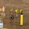 Kitchen Creative Key Toliet Self Adhesive Clothes Storage Rack Key Holder Wall Mounted Hanger