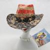 Western Cowboy Hat Print Retro Men'S Outdoor Hat Style Straw Hat Knight Straw Hat