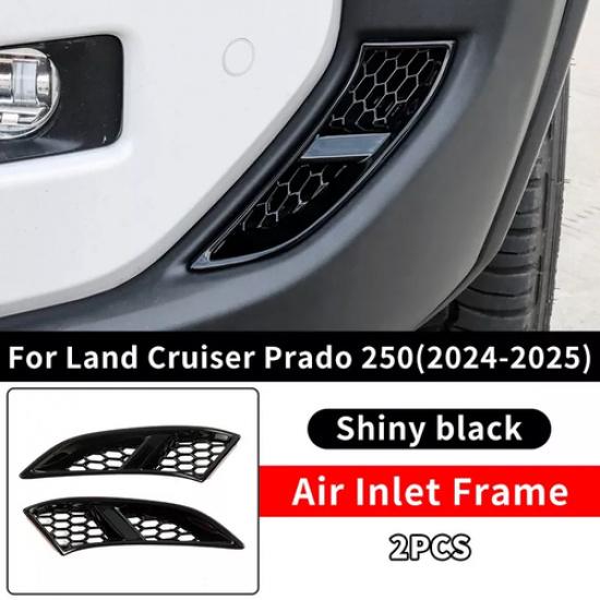 For 2024+ Toyota Land Cruiser 250 Accessories Bumpert Air inlet Decoration Cover чёрный