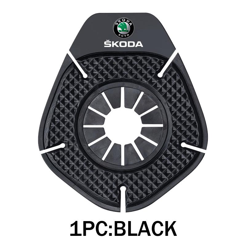 ZDH1 For Skoda Car Wiper Hole Protective Cover Windshield Wiper Bottom Silicone Pads Accessories Kamiq Karoq Octavia 2 3 Rapid Scala