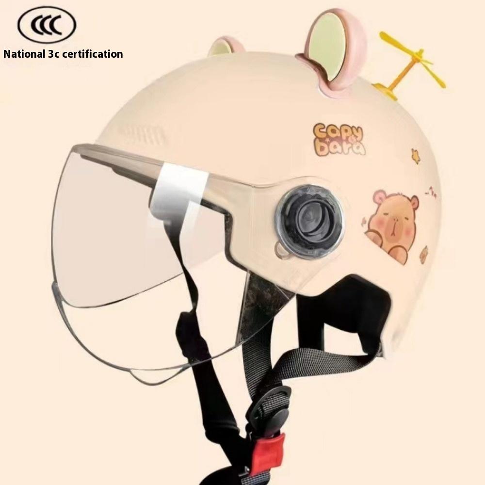 

Детский шлем Четыре сезона Для мальчиков и девочек Шлем для электромобиля Женский Летний Милый Каска