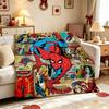 Spider Man Action Pose Blanket Blanket Soft And Comfortable Bedroom Digital Printing Machine Washable