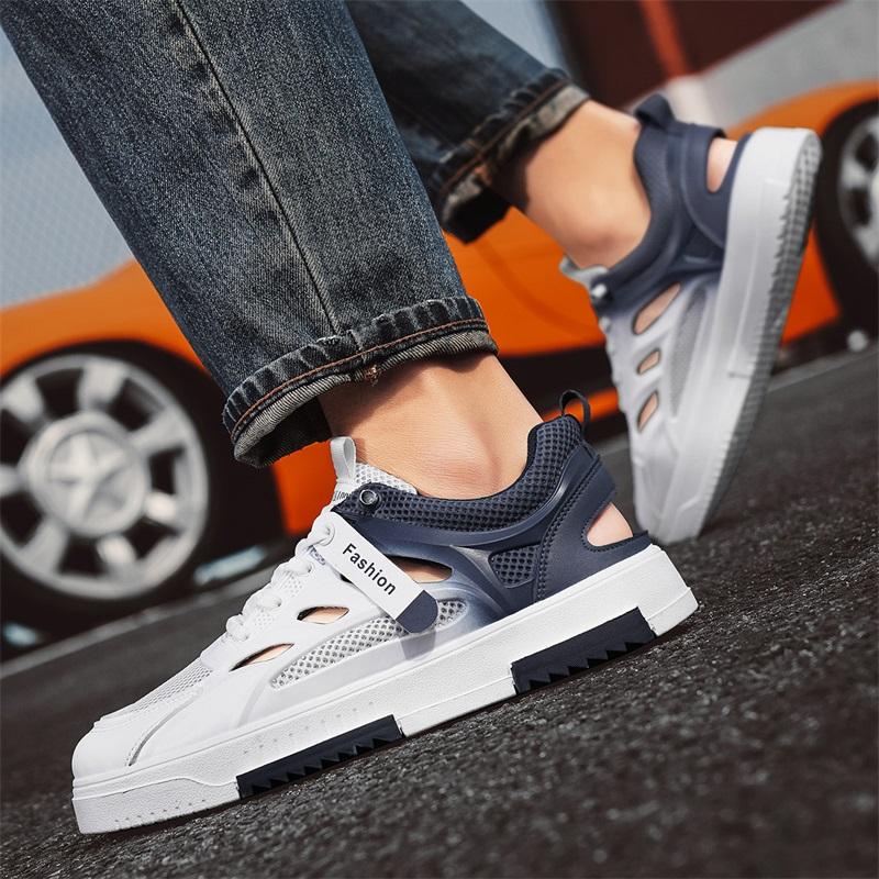 Mode CYYTL Schuhe für Herren Mesh Sommer Sneaker Lässig Atmungsaktiv Sport Outdoor Tennis Wandern Laufen Designer Luxus Plateau Slipper