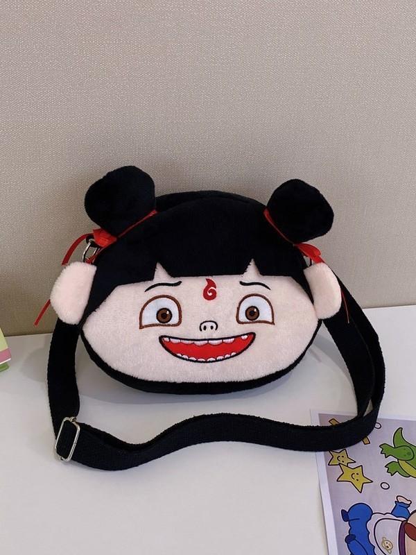Nezha Cartoon Plush Kid Toy Soft Stuffed Cushion For Bedtime Comfort