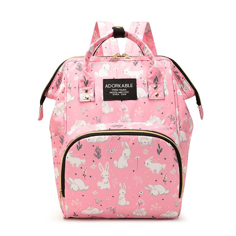 Mommy Bag 2024 New Large Capacity Storage Mom Bag Backpack Fashion Lightweight Multi-Functional Mother And Baby Bag