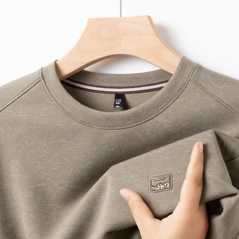 

Premium Men s Long-Sleeve Hoodie: Trendy Spring/Autumn Cotton T-Shirt with Cool Print XL
