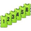 12 PCS Adults Soccer Pinnies Quick Drying Football   Jerseys Sports Scrimmage Soccer   Training Numbered Bibs Practice Sports Vest