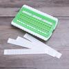 30 Positions Cross Stitch Organizer Reusable PVC Thread Holder for Embroidery Floss Management Green Embroidery Floss Organizer