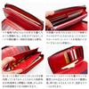 Dom Teporna Italy Long Genuine Large Italian Gradient Round 14 Card Green Men's Wallet, Leather, Green, Capacity, Leather, Zipper, Slots,