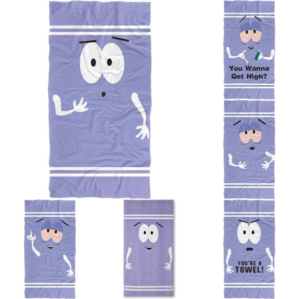 South Park Motiv Cartoon Handtuch Super Saugfähig Schnell Trocknend Für Kinder Strand
