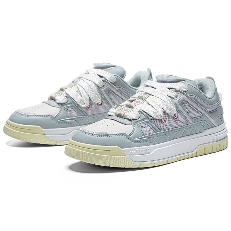 Kappa Casual Versatile Non-Slip Wear-Resistant Low-Top Skate Shoes Unisex sneakers Cloud-Blue Ice-Blue Purple K0DU5CC17CJ-8650
