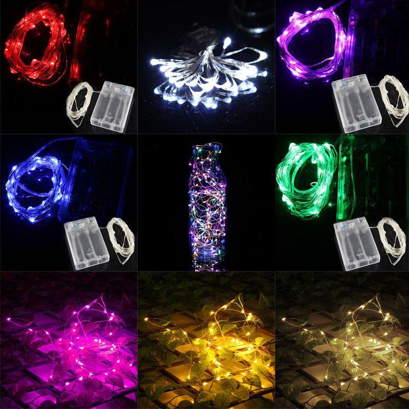 Versatile Led Battery Operated Fairy Lights Featuring Waterproof Copper Wire Design