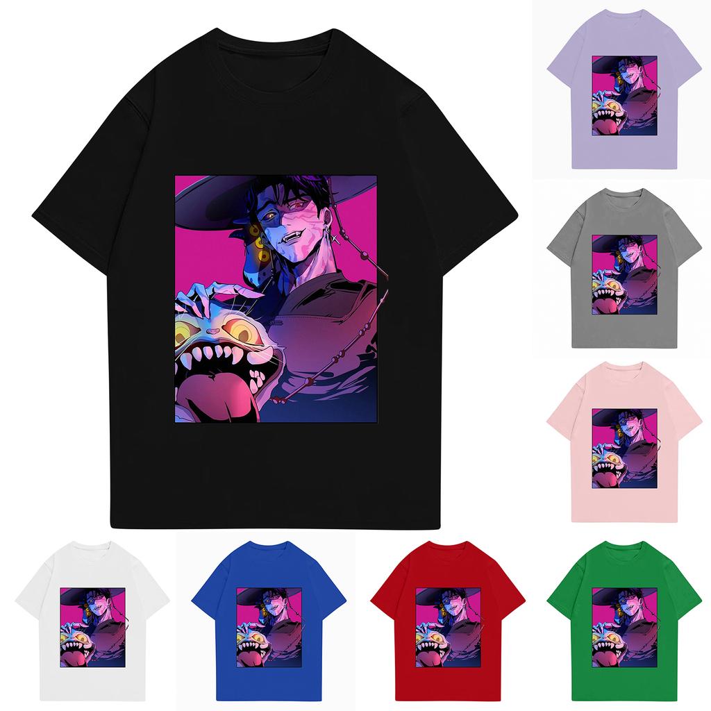 Kid's Anime Printed Short Sleeved T-shirt