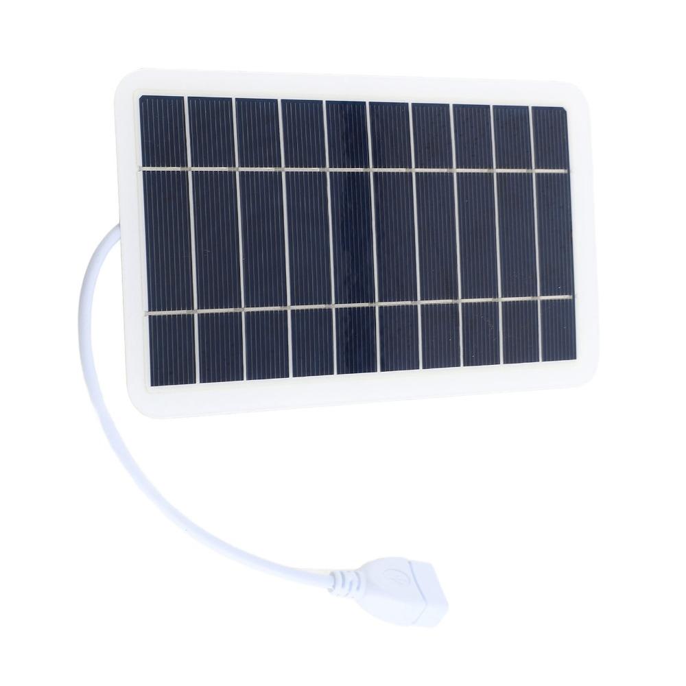 High Efficiency Portable Solar Charger 5V 2W Solar Cell Panel USB Solar Charger  Emergency Use
