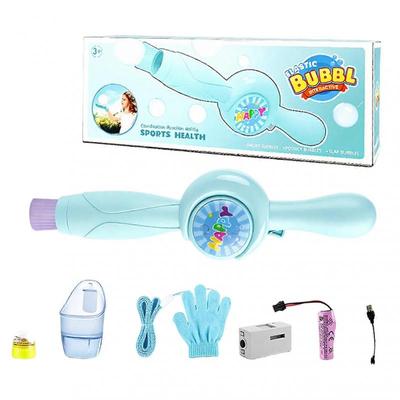Macchina Bolle di Nebbia per Bambini, Macchina Nebbia Bolle Fumo Colorate, Bacchetta Elastica Bolle Nebbia, Generatore Magico Interattivo Bolle Nebbia con Fumo