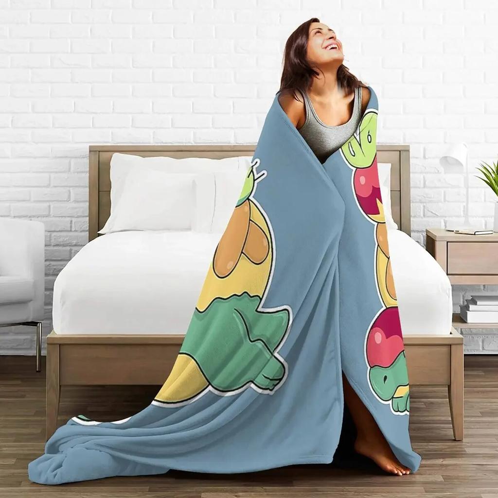 Appletun And Applin Blankets Soft Warm Flannel Throw Blanket Bedspread for Bed Living Room Picnic Travel Home Sofa