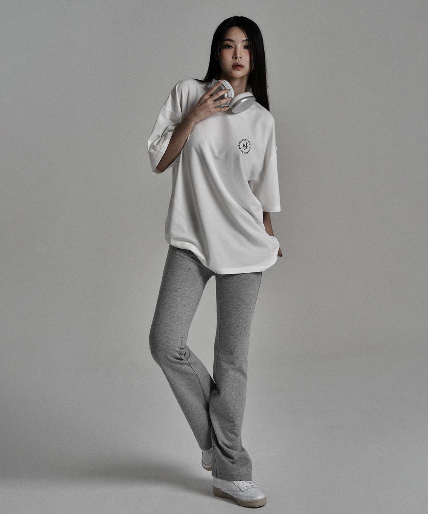 JELEVE Low-Rise Light Pants [Grey]