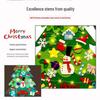DIY Children's Felt Christmas Tree Ornaments